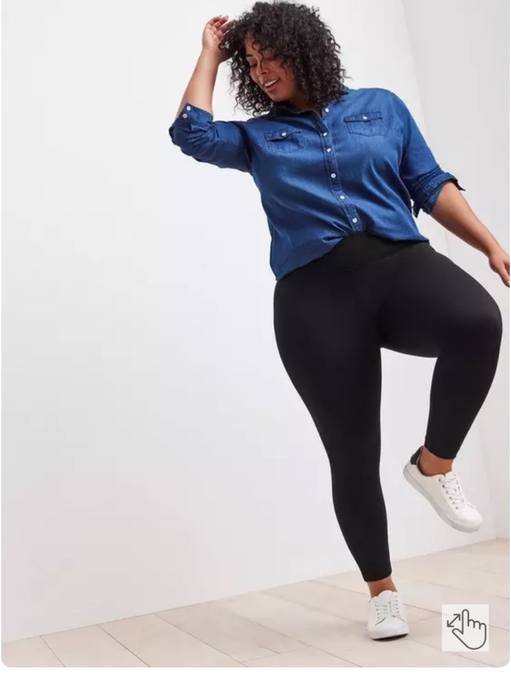 Torrid Black High-Waist Ponte Leggings Classic Fit size 4X reg cropped